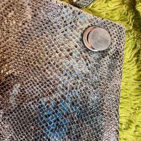 Vintage Elie Tahari crocodile leather slouch bag - Picture 3 of 6